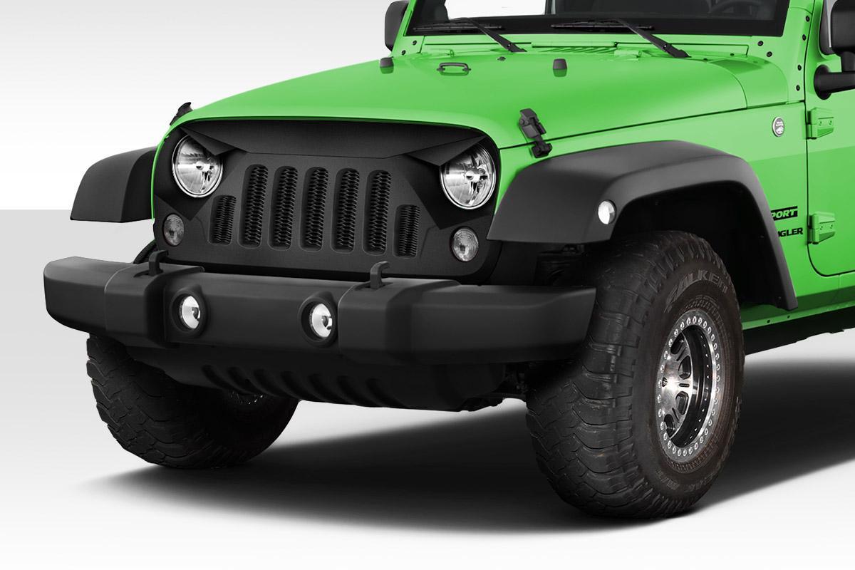 2007-2018 Jeep Wrangler Duraflex Predator Grille - Image 2
