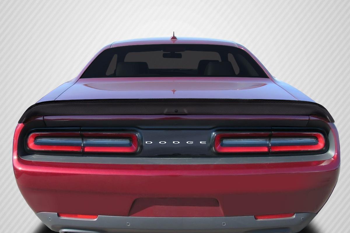 2008-2023 Dodge Challenger Carbon Creations Redeye Look Carbon Fiber Rear Wing - Image 1