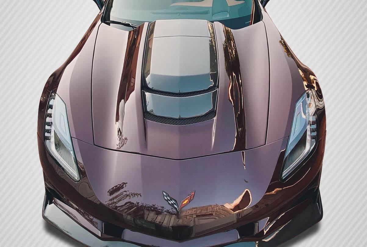 2014-2019 Chevrolet Corvette Carbon Creations ZR1 Look Carbon Fiber Hood - Image 1