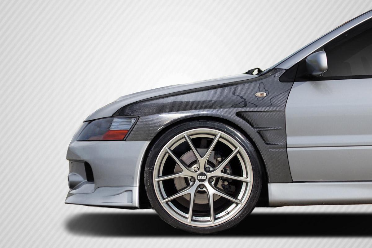 2003-2006 Mitsubishi Evolution Carbon Creations C-Speed Carbon Fiber Fender - Image 1