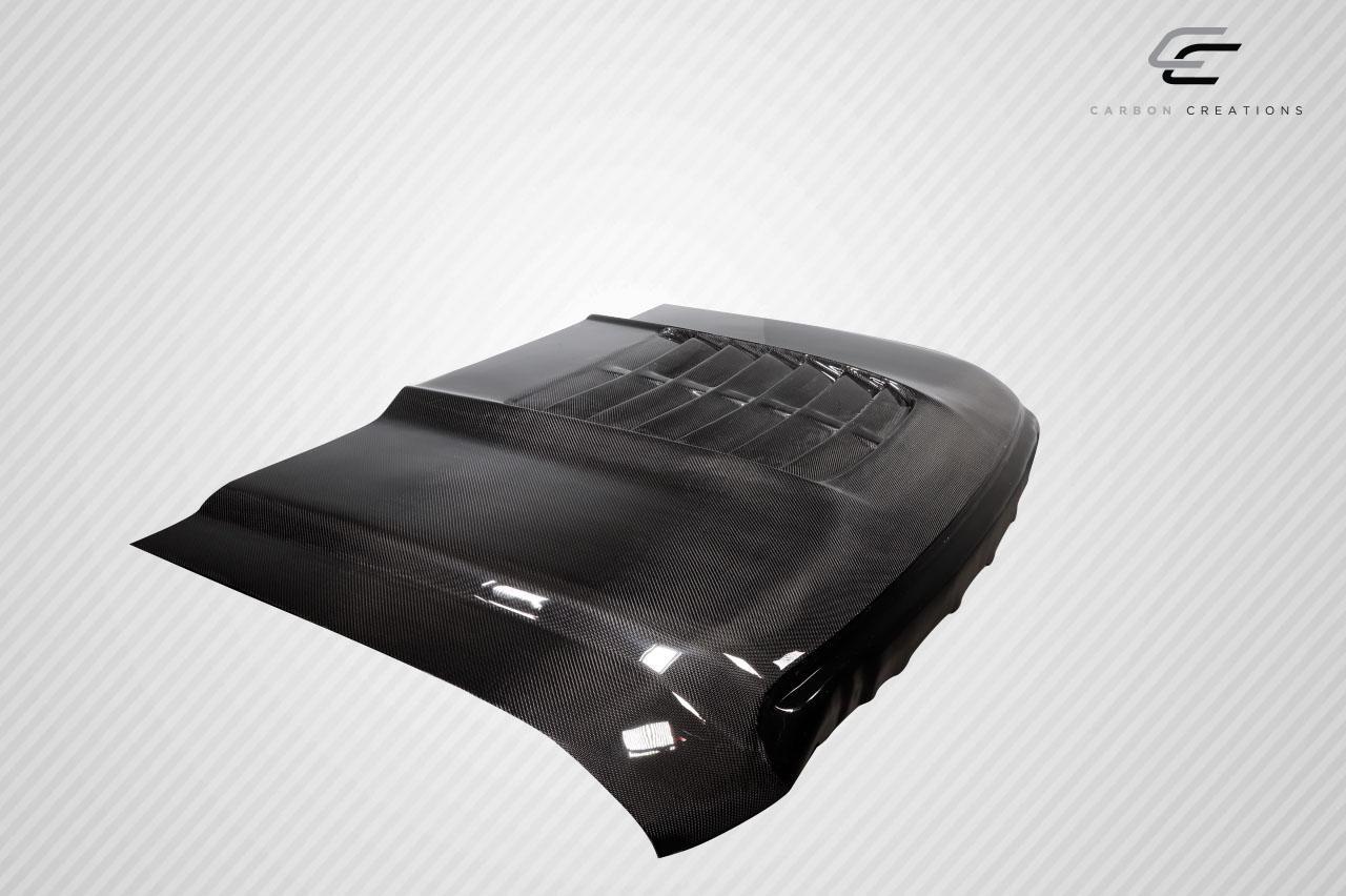 2008-2010 Ford Super Duty Carbon Creations GT500 V2 Carbon Fiber Hood - Image 3