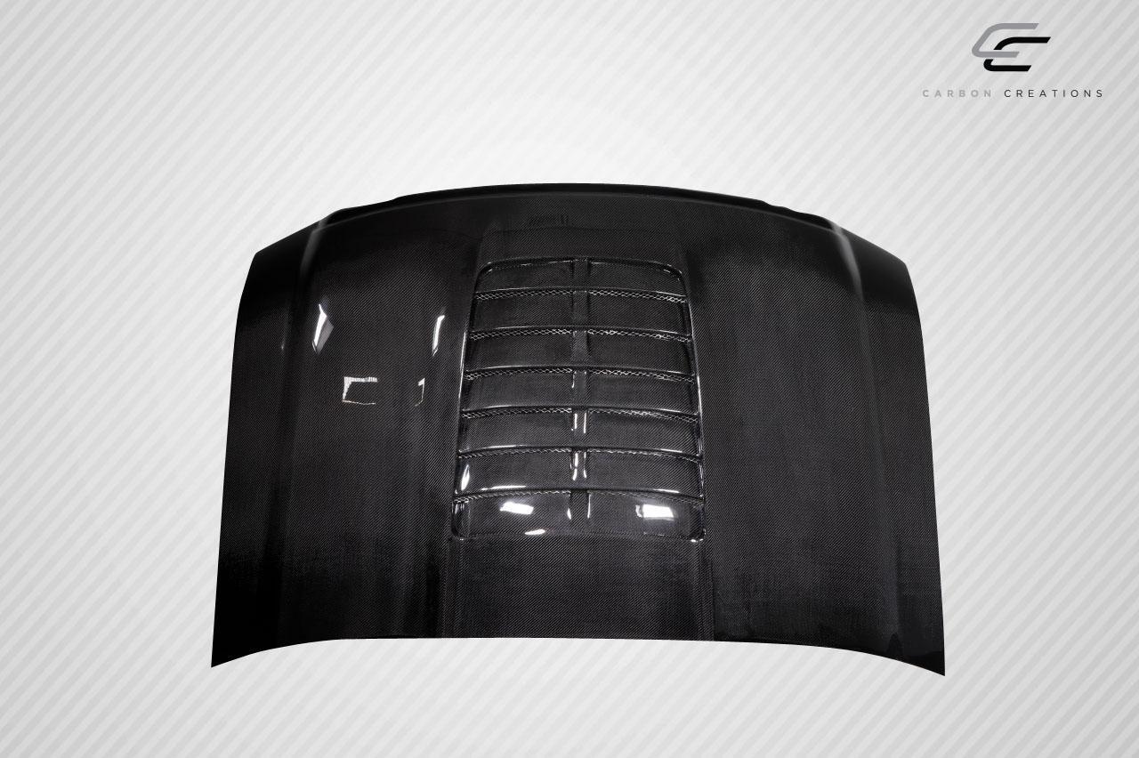 2008-2010 Ford Super Duty Carbon Creations GT500 V2 Carbon Fiber Hood - Image 5
