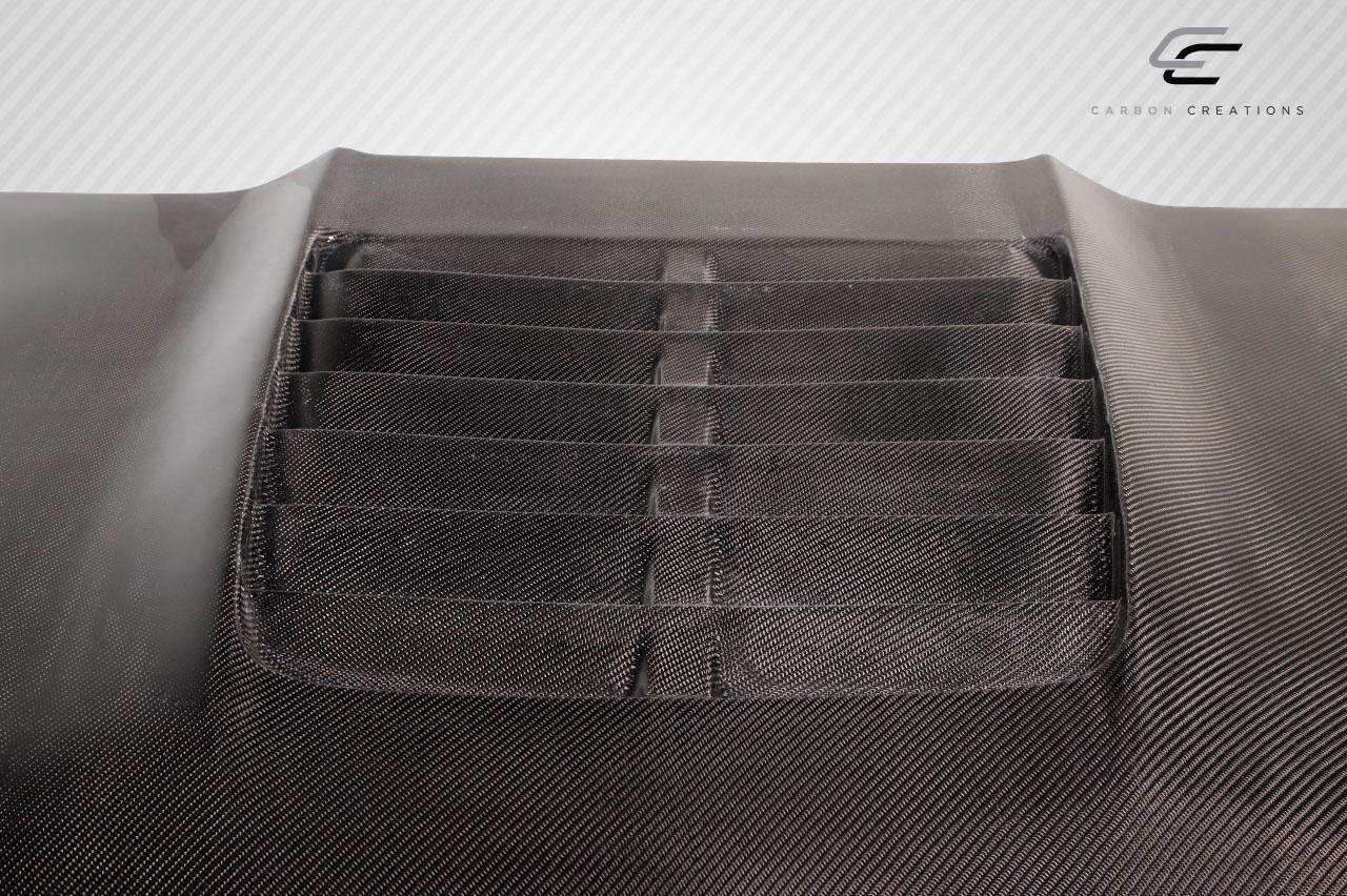 2008-2010 Ford Super Duty Carbon Creations GT500 V2 Carbon Fiber Hood - Image 7