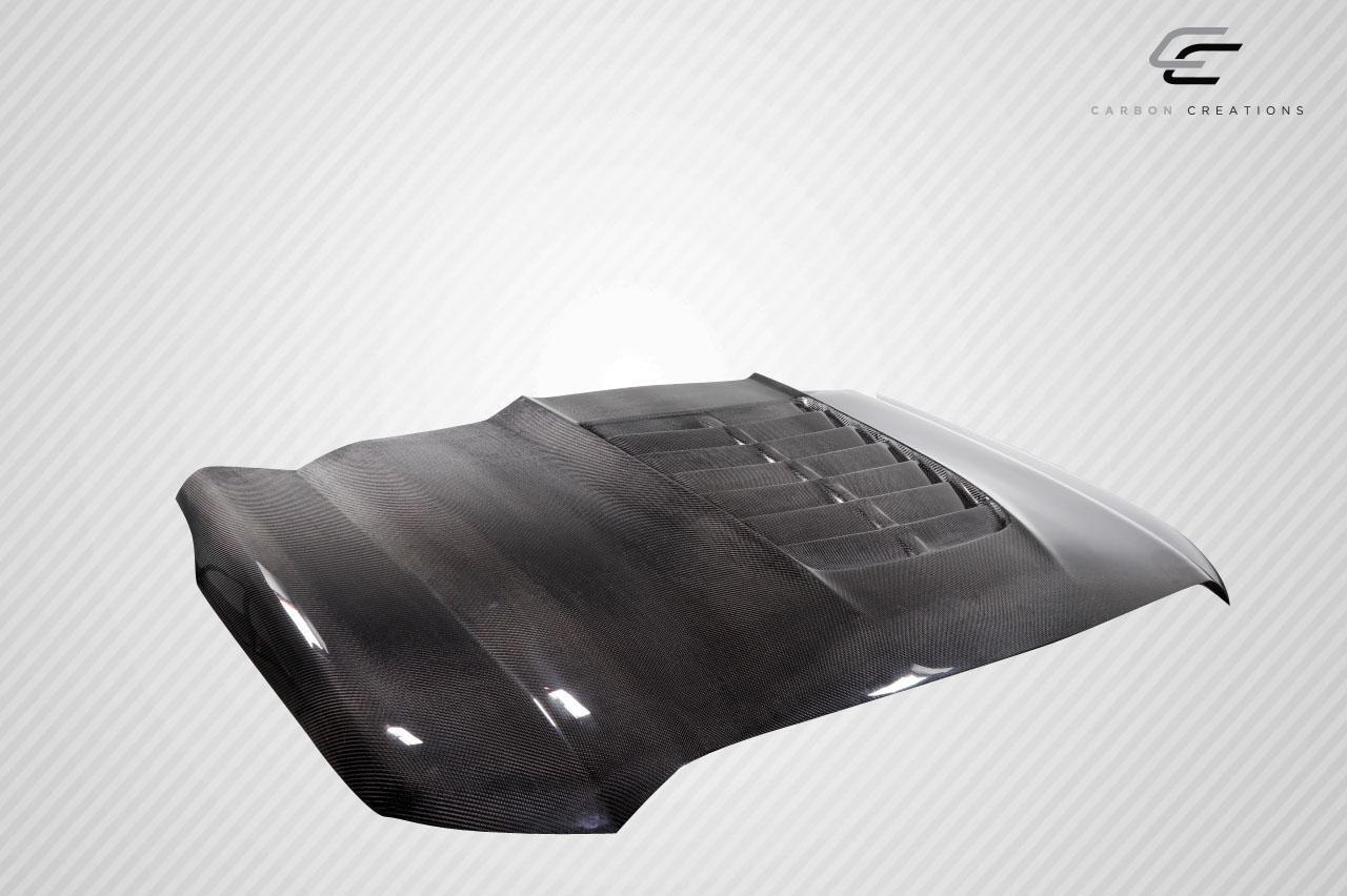 2011-2016 Ford Super Duty Carbon Creations GT500 V2 Carbon Fiber Hood - Image 5