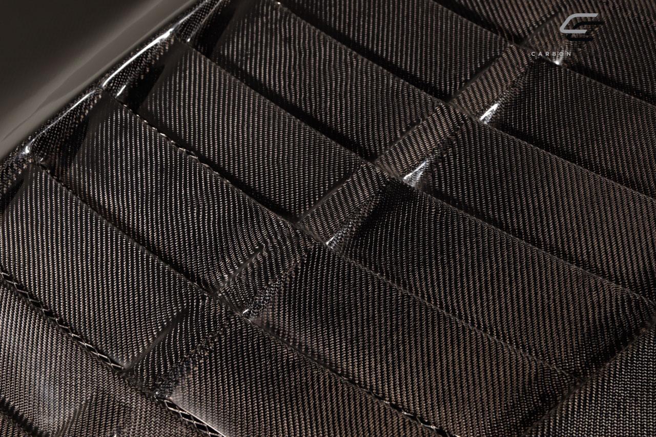 2011-2016 Ford Super Duty Carbon Creations GT500 V2 Carbon Fiber Hood - Image 7