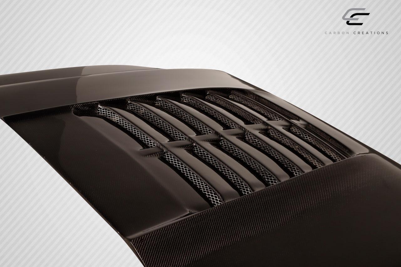 2011-2016 Ford Super Duty Carbon Creations GT500 V2 Carbon Fiber Hood - Image 8
