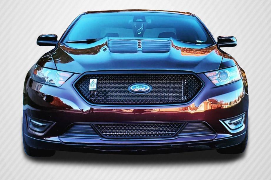 2013-2019 Ford Taurus Carbon Creations GT500 V2 Carbon Fiber Hood - Image 1