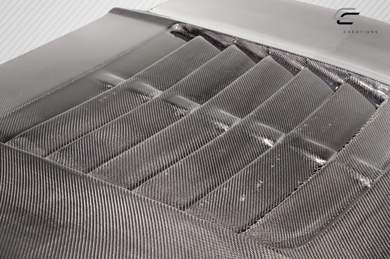 2013-2019 Ford Taurus Carbon Creations GT500 V2 Carbon Fiber Hood - Image 10