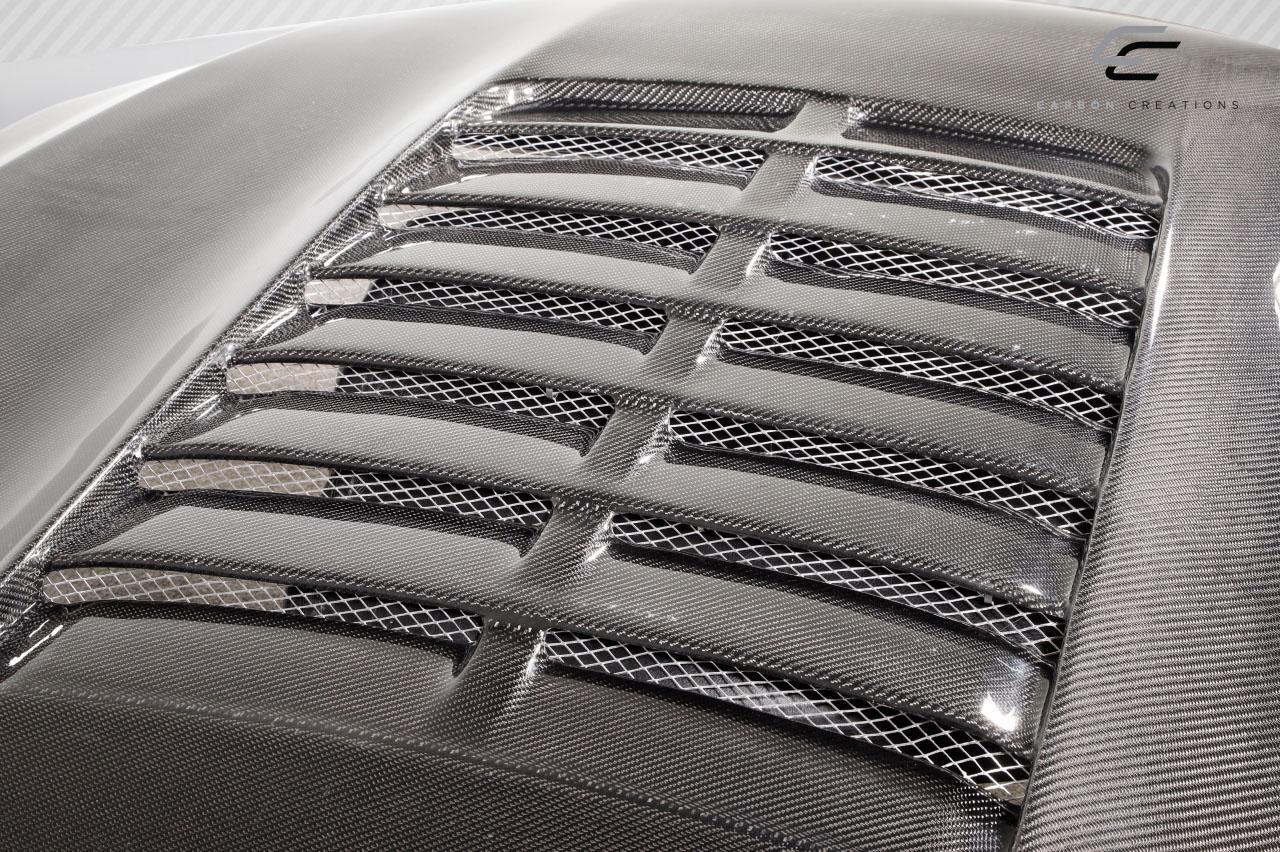 2013-2019 Ford Taurus Carbon Creations GT500 V2 Carbon Fiber Hood - Image 11