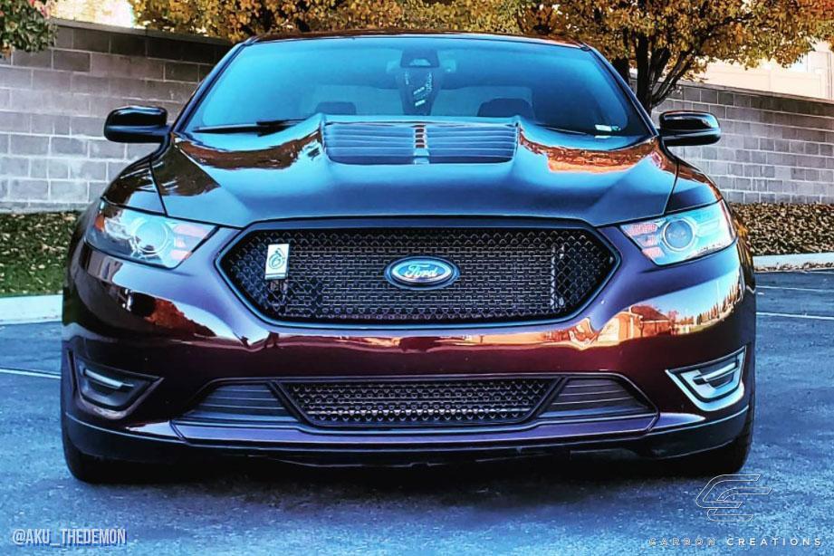 2013-2019 Ford Taurus Carbon Creations GT500 V2 Carbon Fiber Hood - Image 2