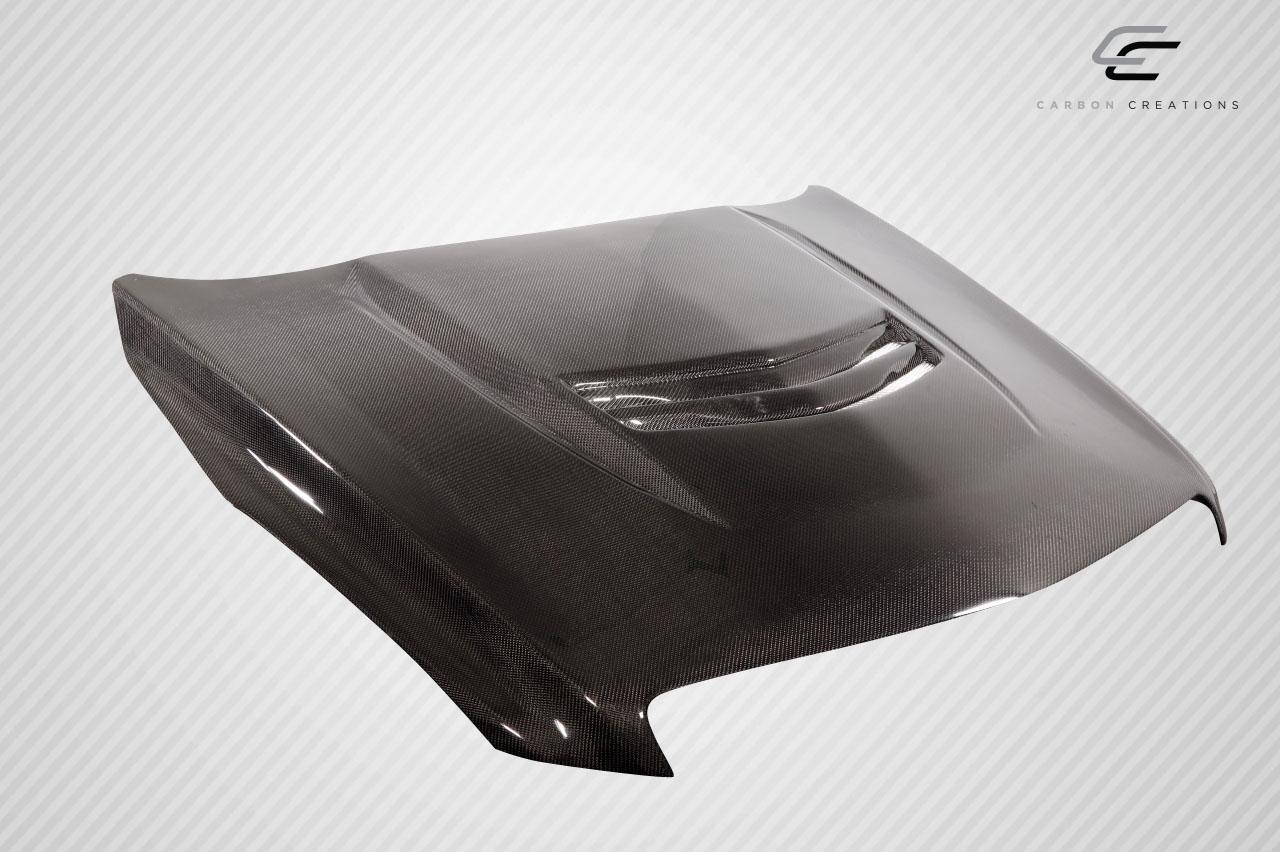 2012-2019 Cadillac ATS Carbon Creations V Look Carbon Fiber Hood - Image 3