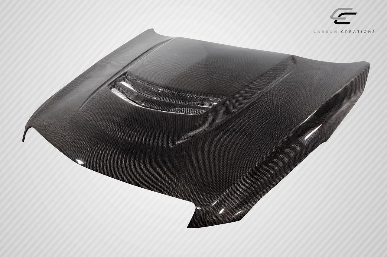 2012-2019 Cadillac ATS Carbon Creations V Look Carbon Fiber Hood - Image 4