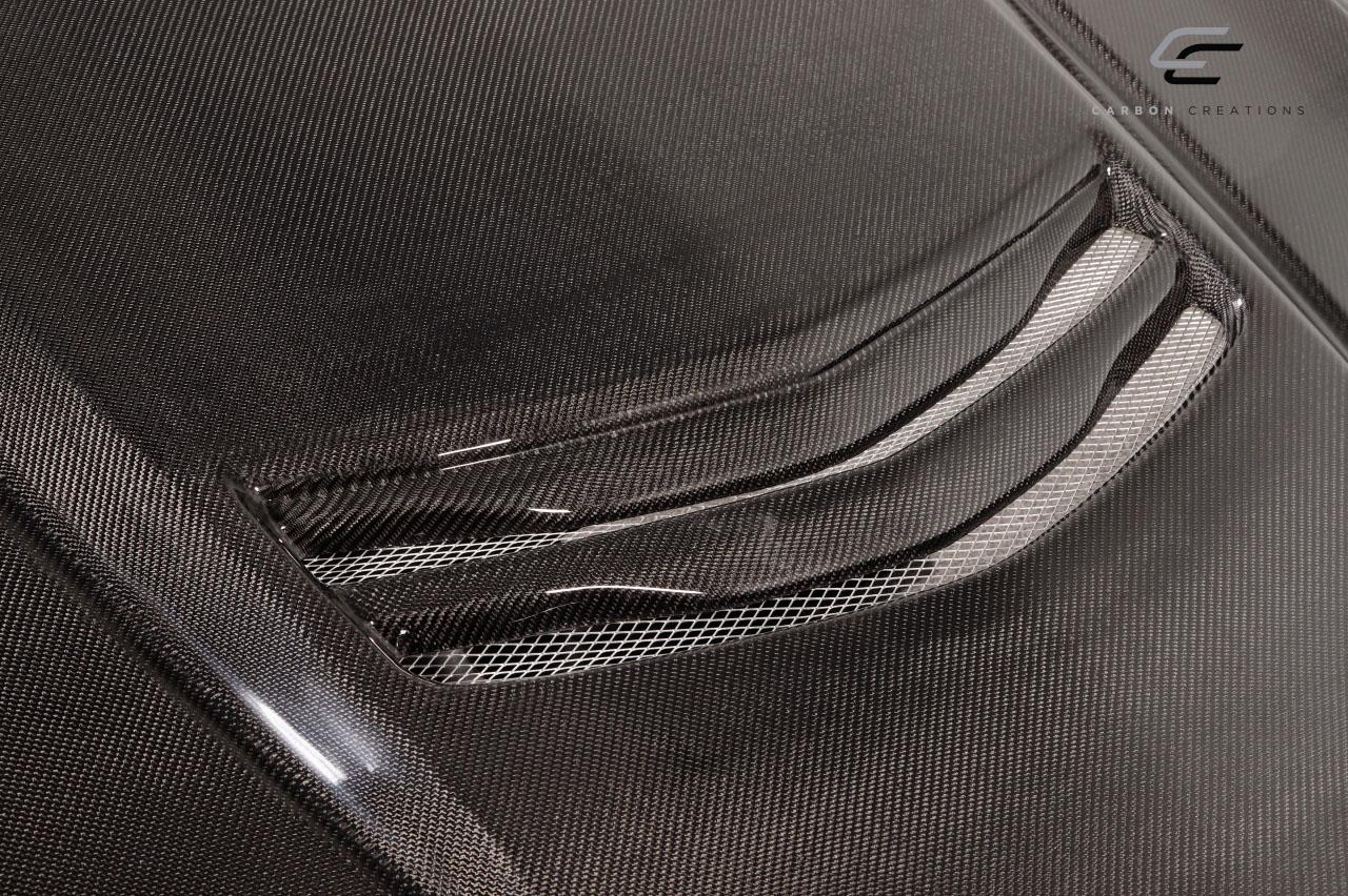 2012-2019 Cadillac ATS Carbon Creations V Look Carbon Fiber Hood - Image 7