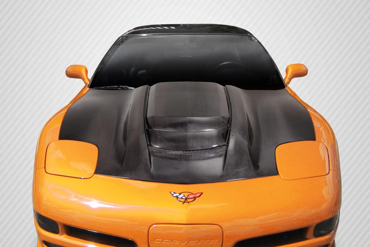 1997-2004 Chevrolet Corvette Carbon Creations ZR1 V2 Carbon Fiber Hood - Image 1