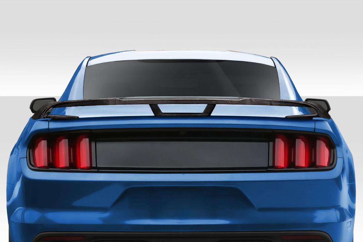2015-2023 Ford Mustang Carbon Creations Performance PP1 Look Carbon Fiber Rear Wing - Image 2