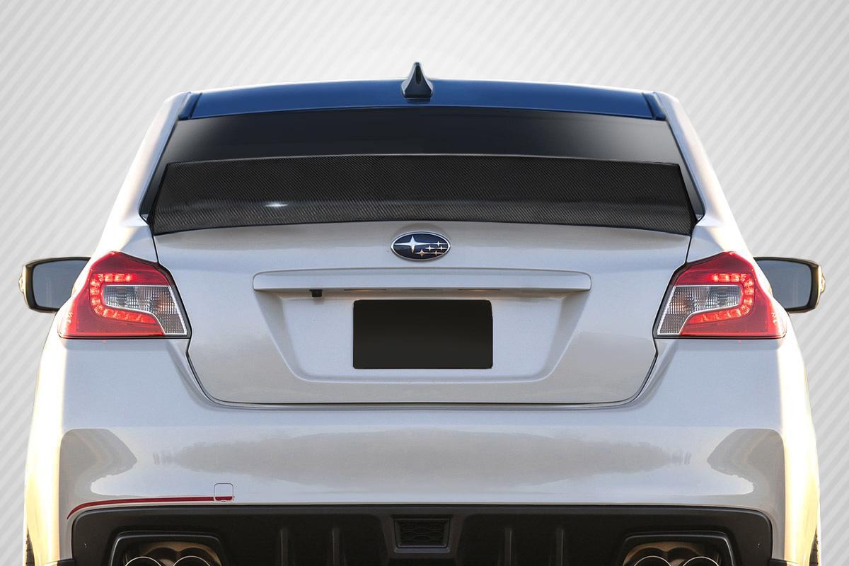 2015-2021 Subaru WRX Carbon Creations Duckbill Carbon Fiber Rear Wing - Image 1