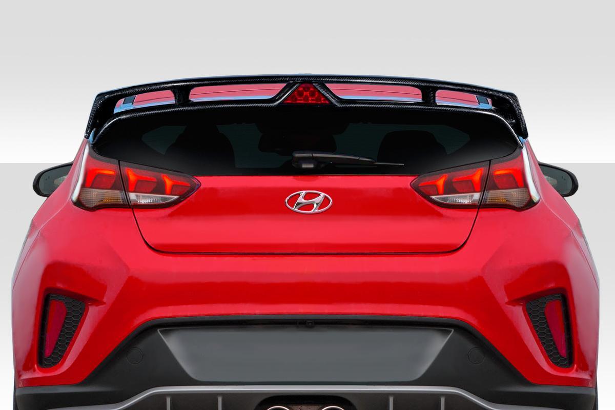 2019-2023 Hyundai Veloster Carbon Creations N Look Carbon Fiber Rear Wing - Image 1