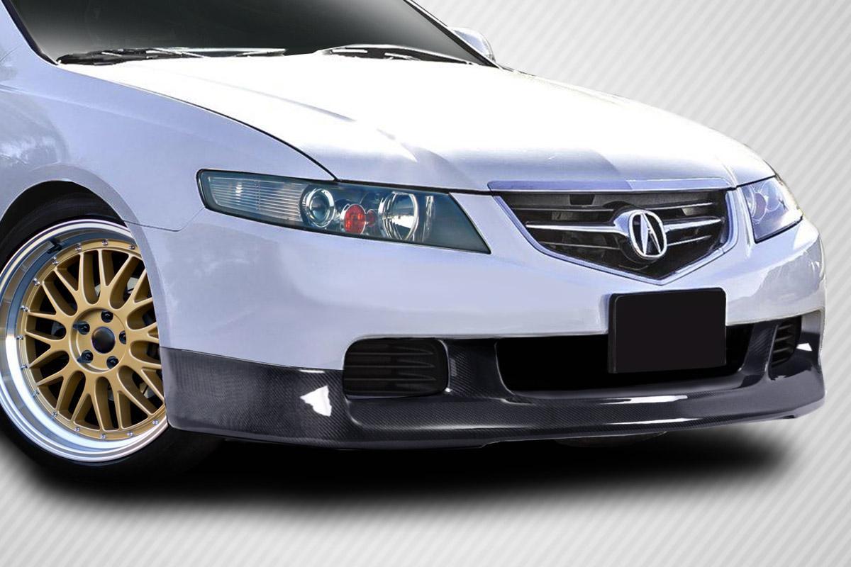2004-2005 Acura TSX Carbon Creations J-Spec Carbon Fiber Front Lip - Image 2