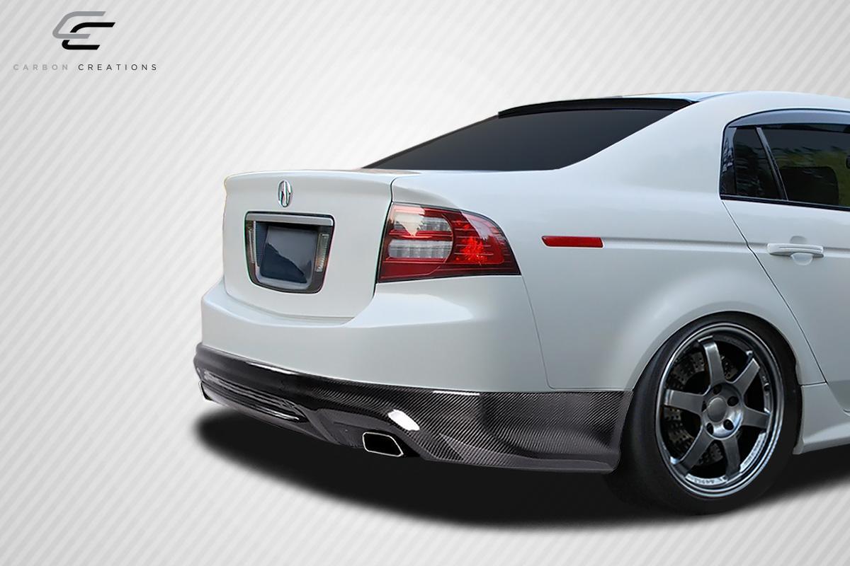 2004-2008 Acura TL Carbon Creations Aspec Look Carbon Fiber Rear Lip - Image 2
