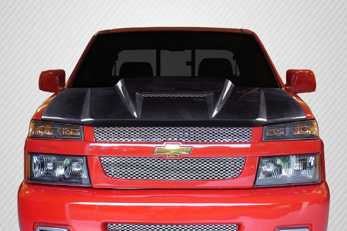 2004-2012 Chevrolet Colorado Carbon Creations Ram Air Carbon Fiber Hood - Image 1