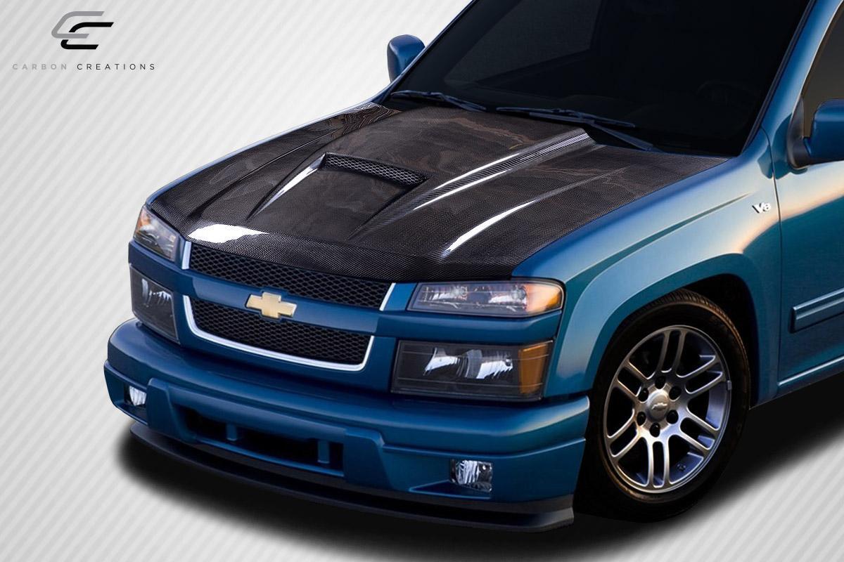 2004-2012 Chevrolet Colorado Carbon Creations Ram Air Carbon Fiber Hood - Image 2