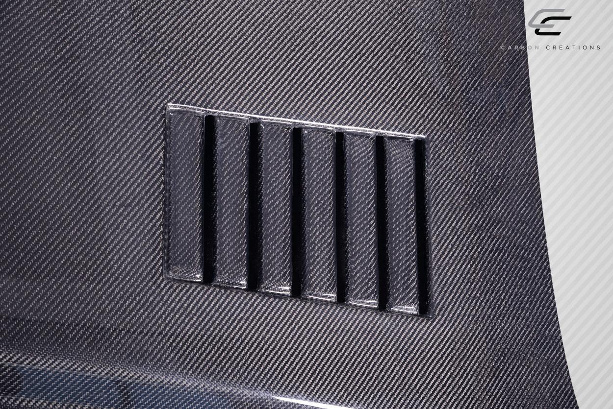 2002-2006 Chevrolet Avalanche Carbon Creations GT500 Carbon Fiber Hood - Image 6