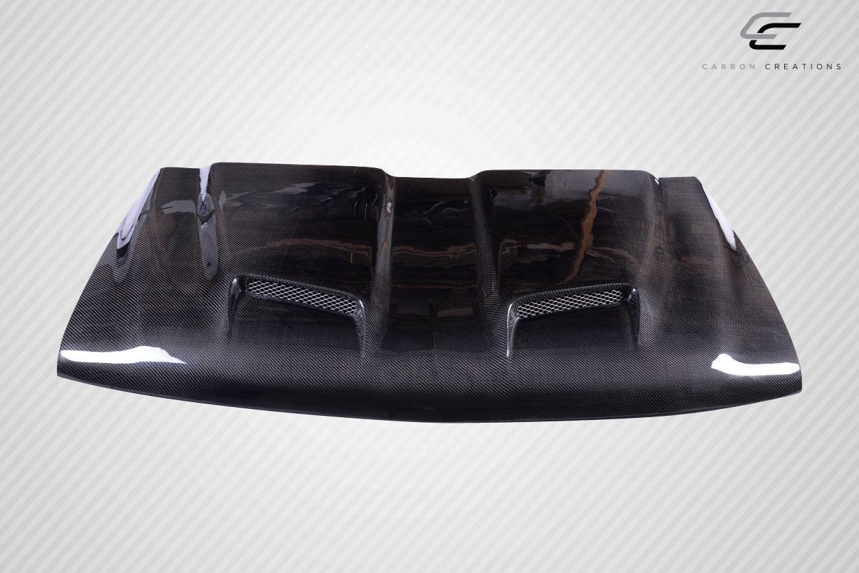 1999-2002 Chevrolet Silverado Carbon Creations Dual Ram Air Carbon Fiber Hood - Image 5