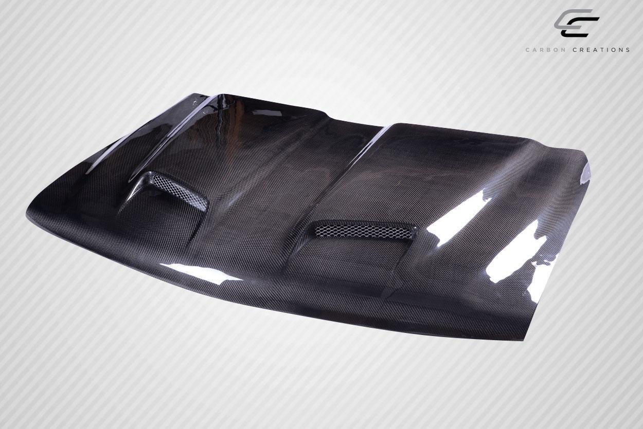 1999-2002 Chevrolet Silverado Carbon Creations Dual Ram Air Carbon Fiber Hood - Image 6