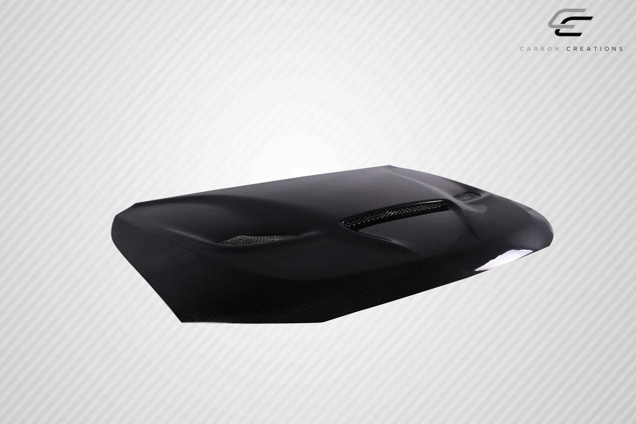 2011-2023 Dodge Durango Carbon Creations SRT Hellcat Look Carbon Fiber Hood - Image 4
