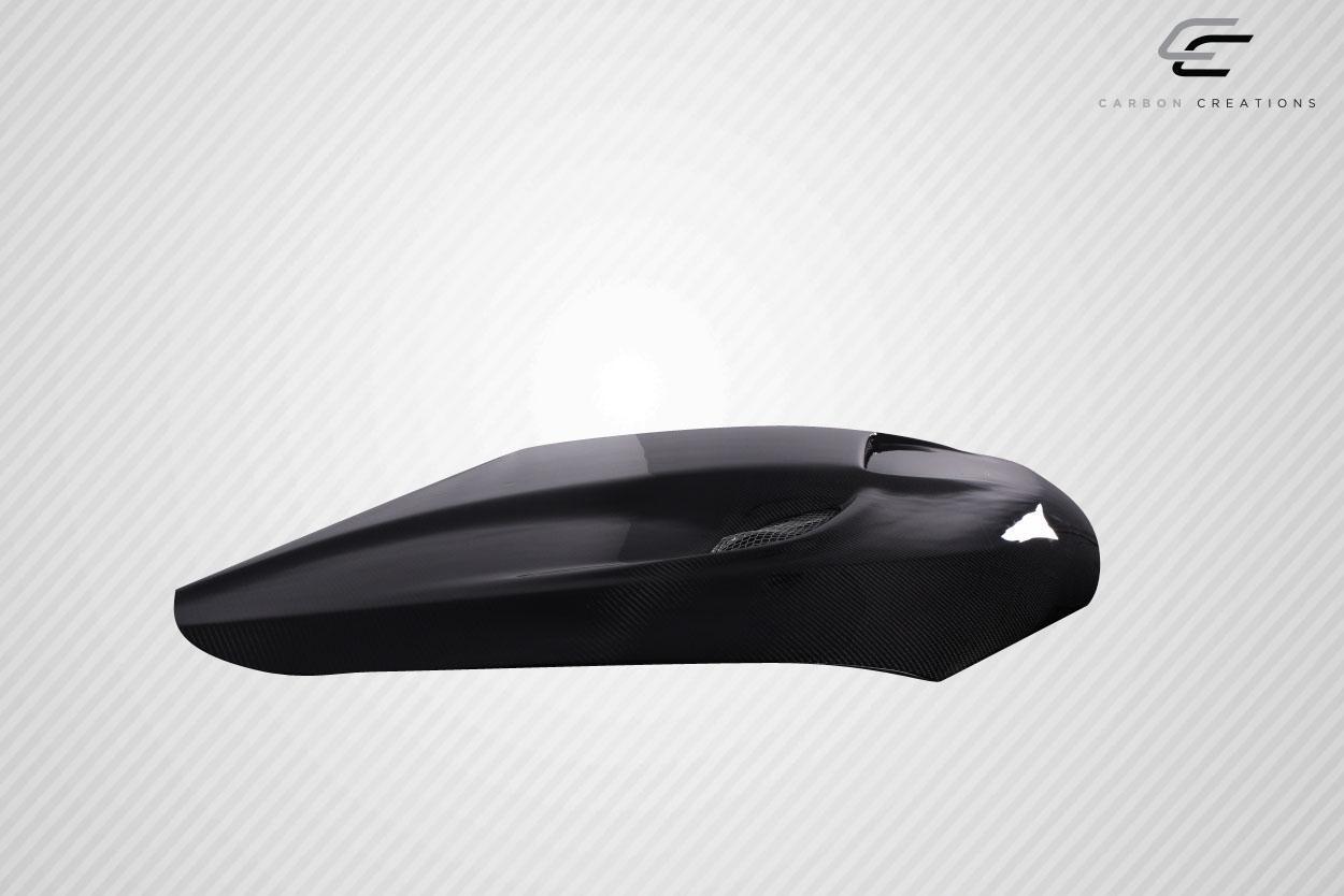 2011-2023 Dodge Durango Carbon Creations SRT Hellcat Look Carbon Fiber Hood - Image 6
