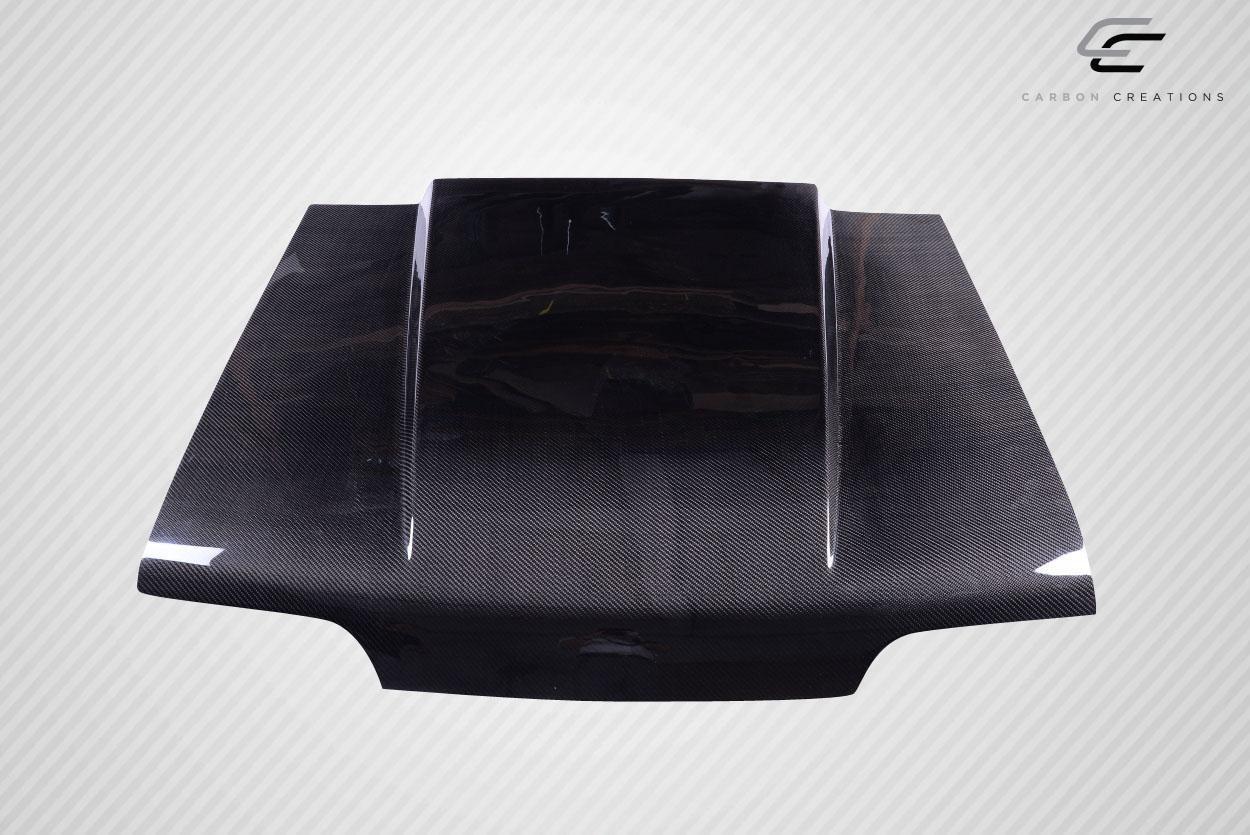 1987-1993 Ford Mustang Carbon Creations 2" Cowl Carbon Fiber Hood - Image 5
