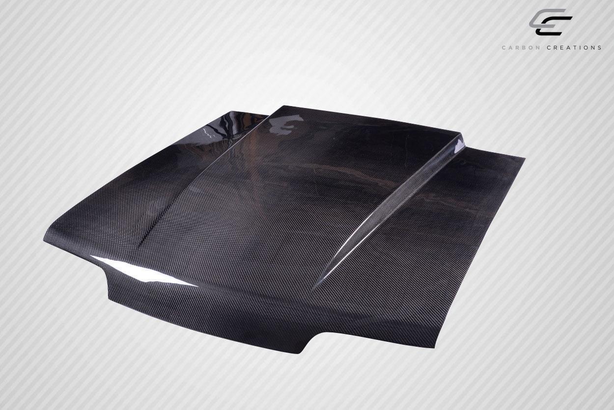 1987-1993 Ford Mustang Carbon Creations 2" Cowl Carbon Fiber Hood - Image 6