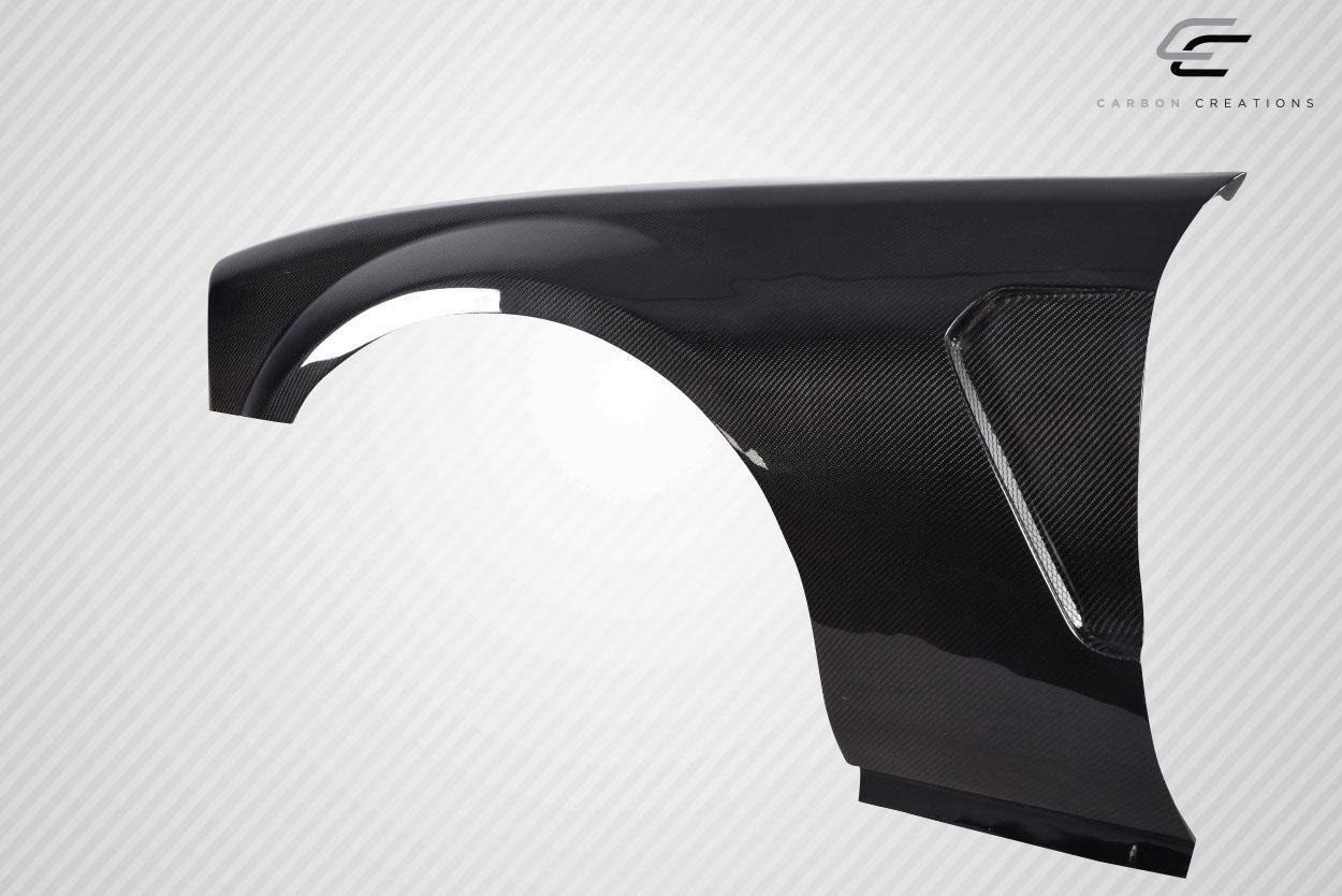2005-2009 Ford Mustang Carbon Creations GT350 V2 Look Carbon Fiber Fender - Image 4