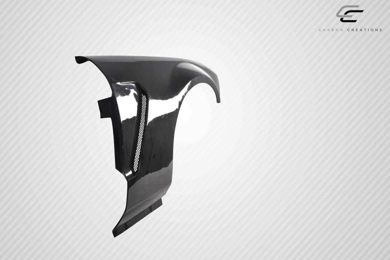 2005-2009 Ford Mustang Carbon Creations GT350 V2 Look Carbon Fiber Fender - Image 5