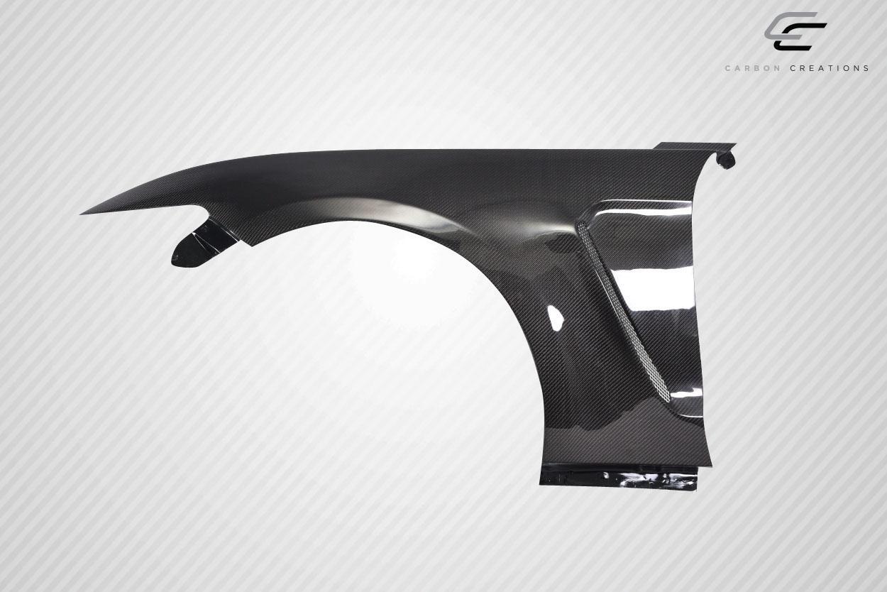2015-2017 Ford Mustang Carbon Creations GT350 Look Carbon Fiber Fender - Image 6