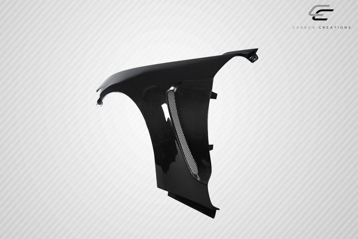 2015-2017 Ford Mustang Carbon Creations GT350 Look Carbon Fiber Fender - Image 8