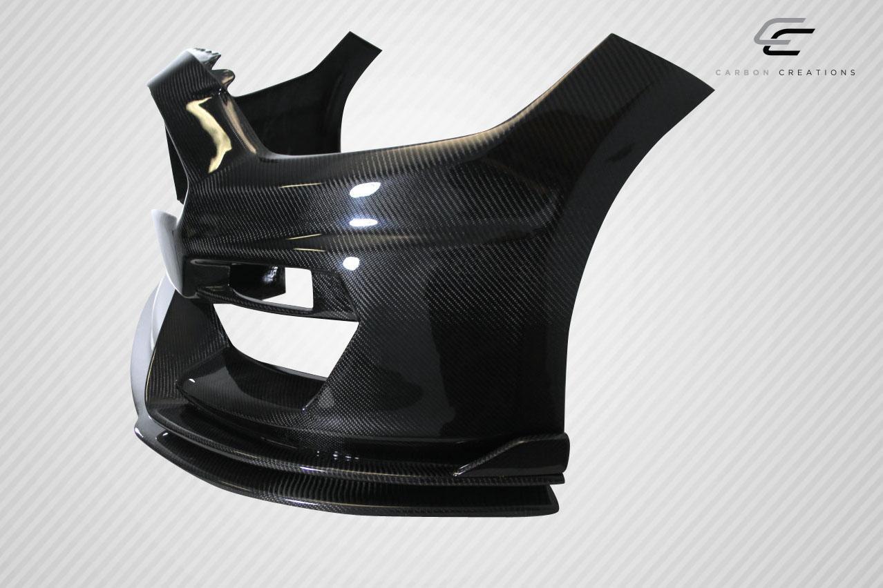 2015-2017 Ford Mustang Carbon Creations GT350 Look Carbon Fiber Front Bumper - Image 7