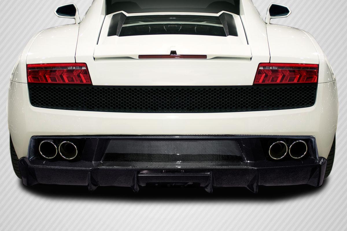 2009-2013 Lamborghini Gallardo Carbon Creations LP570 Look Carbon Fiber Rear Lip - Image 1