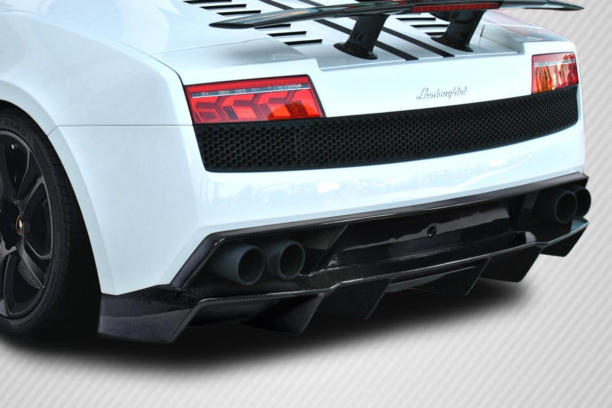 2009-2013 Lamborghini Gallardo Carbon Creations LP570 Look Carbon Fiber Rear Lip - Image 2