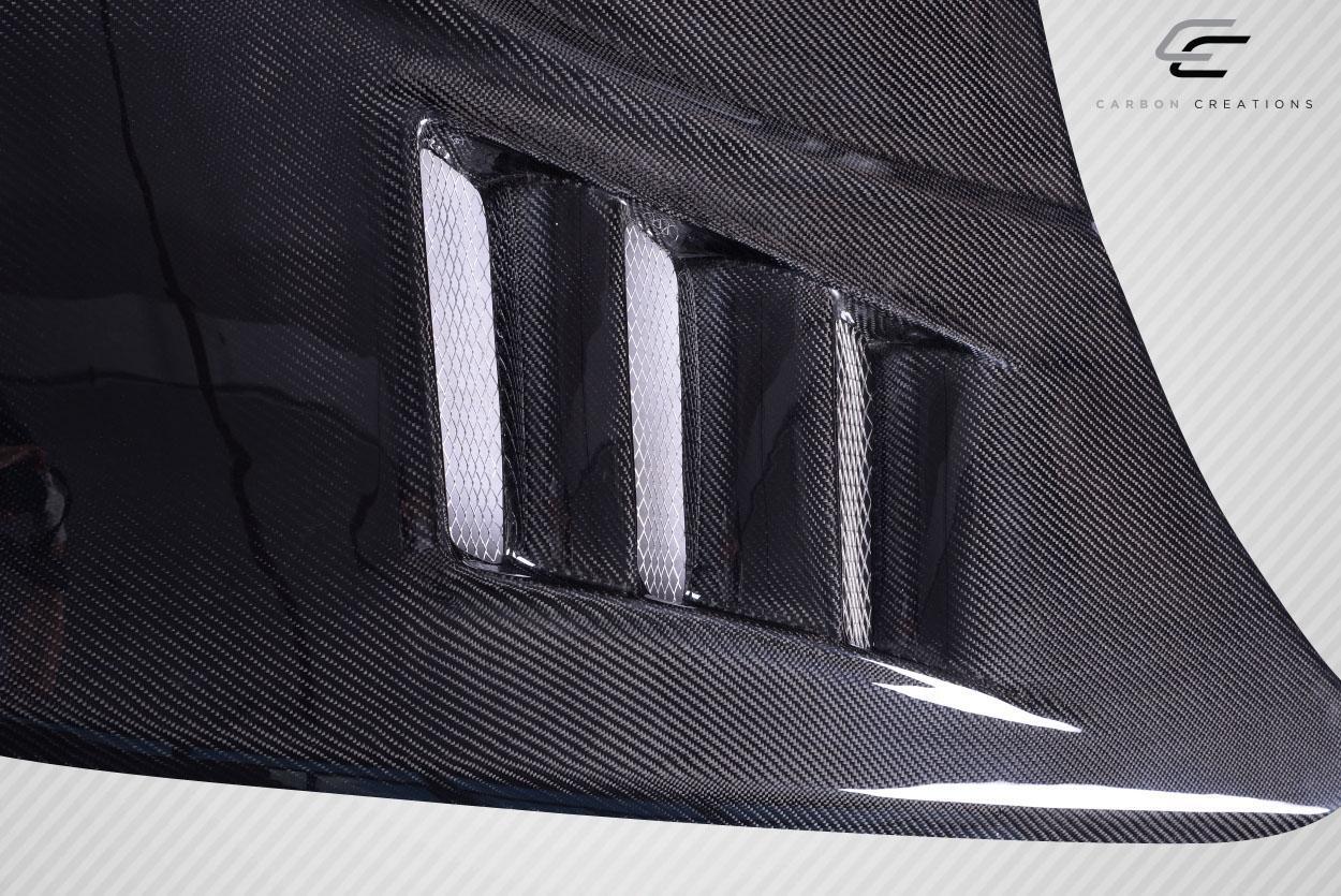 2004-2008 Mazda RX8 Carbon Creations Vader Carbon Fiber Hood - Image 5