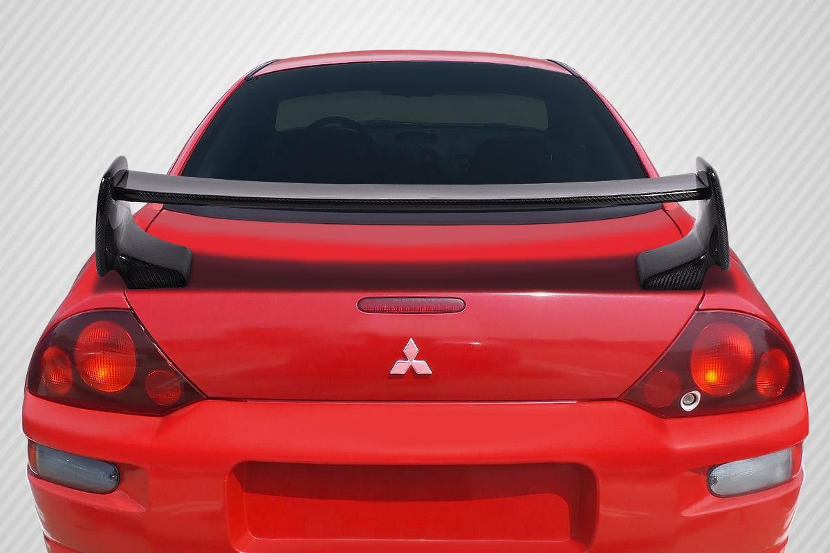2000-2005 Mitsubishi Eclipse Carbon Creations Shock Carbon Fiber Rear Wing - Image 1