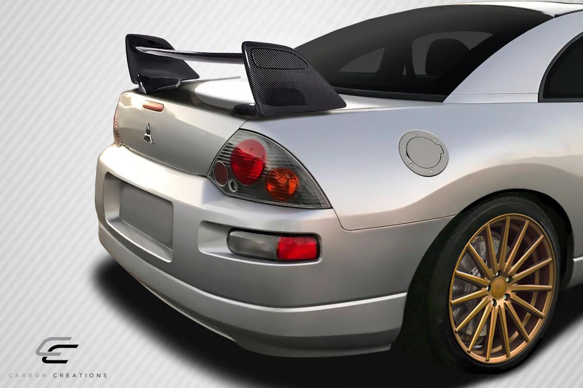 2000-2005 Mitsubishi Eclipse Carbon Creations Shock Carbon Fiber Rear Wing - Image 2