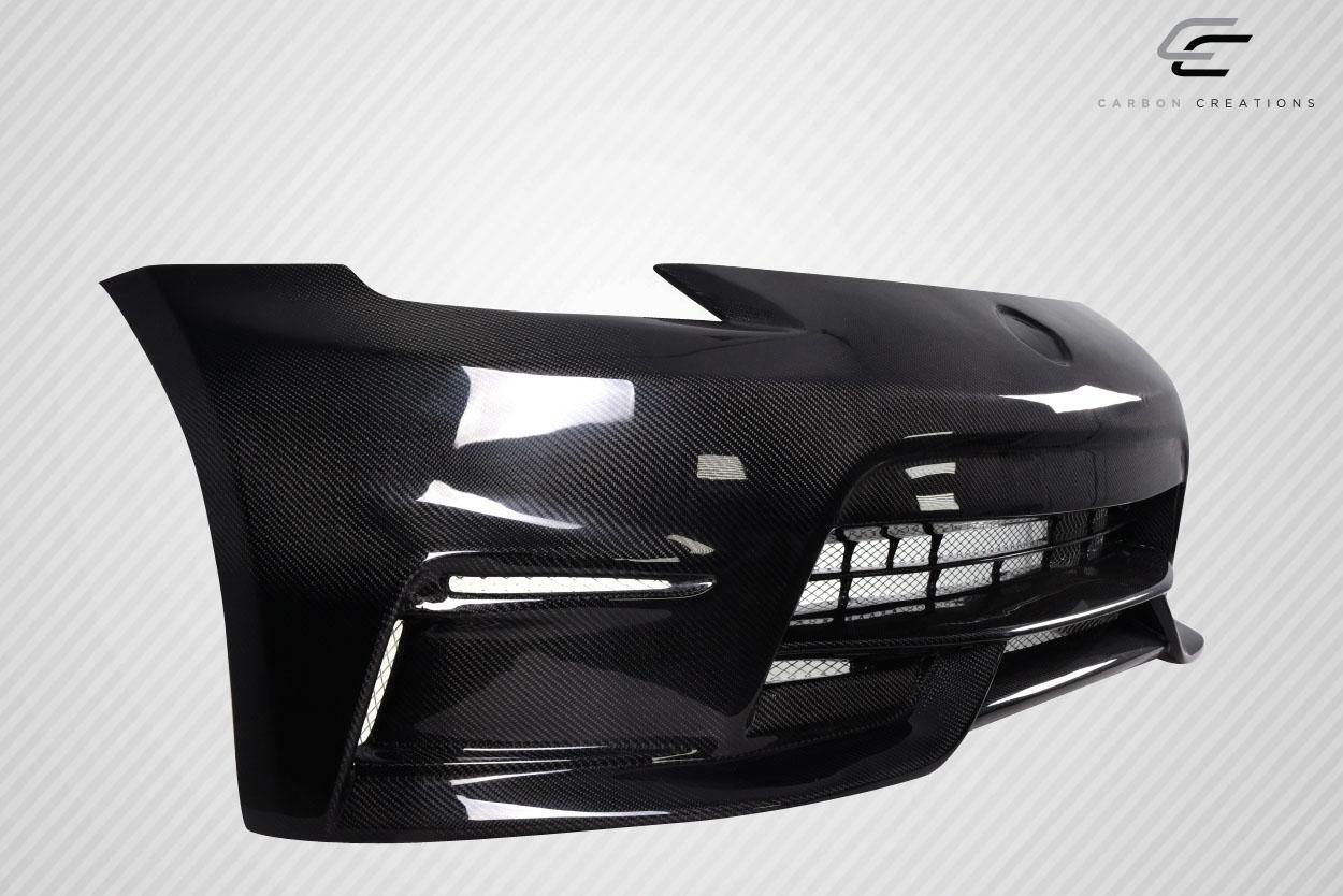 2003-2008 Nissan 350Z Carbon Creations N4 Carbon Fiber Front Bumper - Image 5