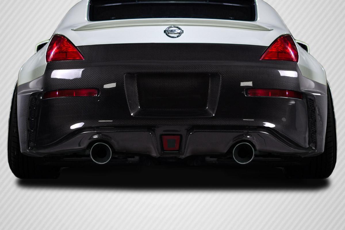 2003-2008 Nissan 350Z Carbon Creations N4 Carbon Fiber Rear Bumper - Image 1