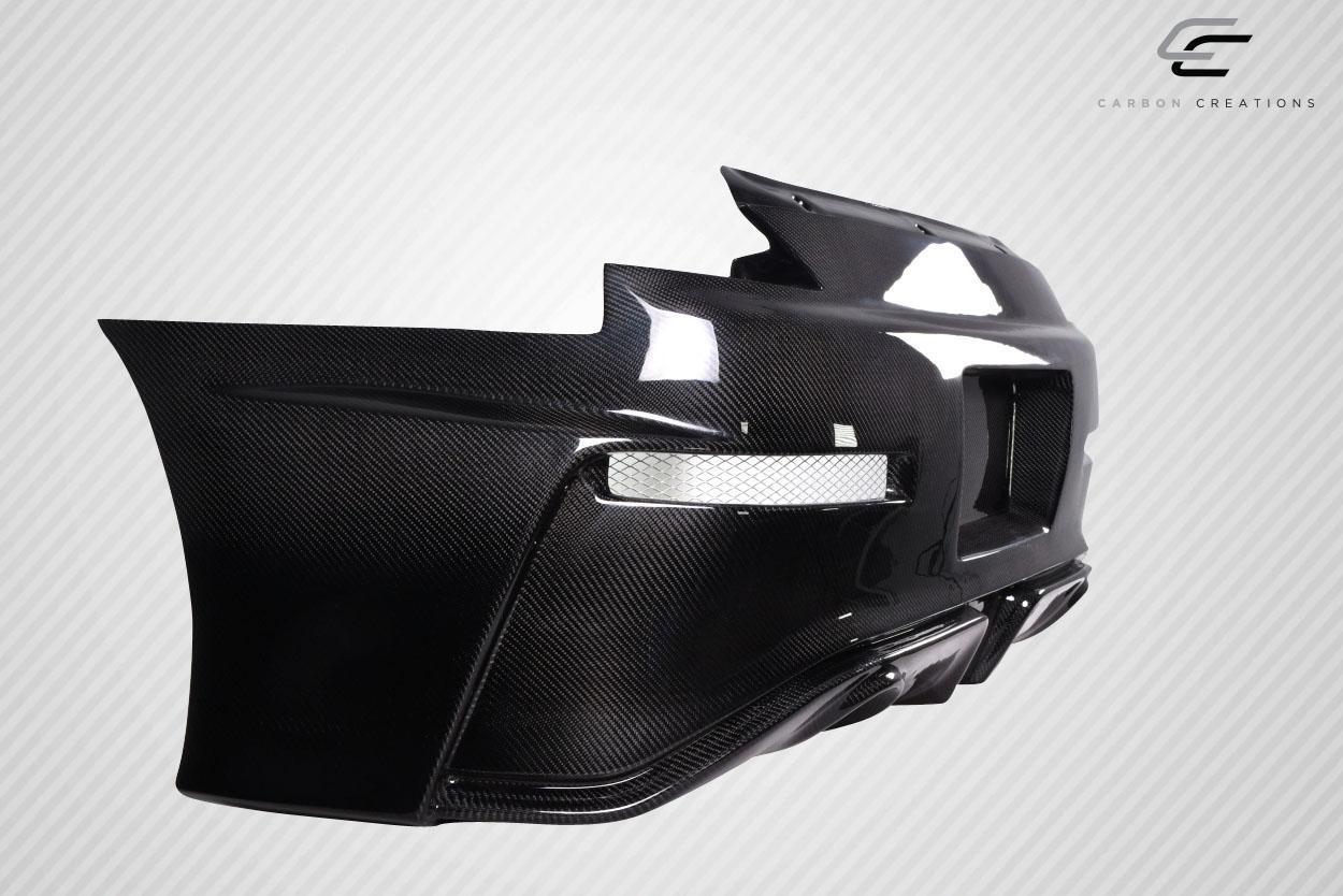 2003-2008 Nissan 350Z Carbon Creations N4 Carbon Fiber Rear Bumper - Image 4