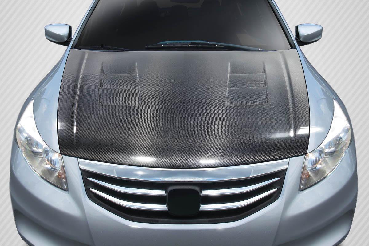 2008-2012 Honda Accord Carbon Creations TS-1 Carbon Fiber Hood - Image 1