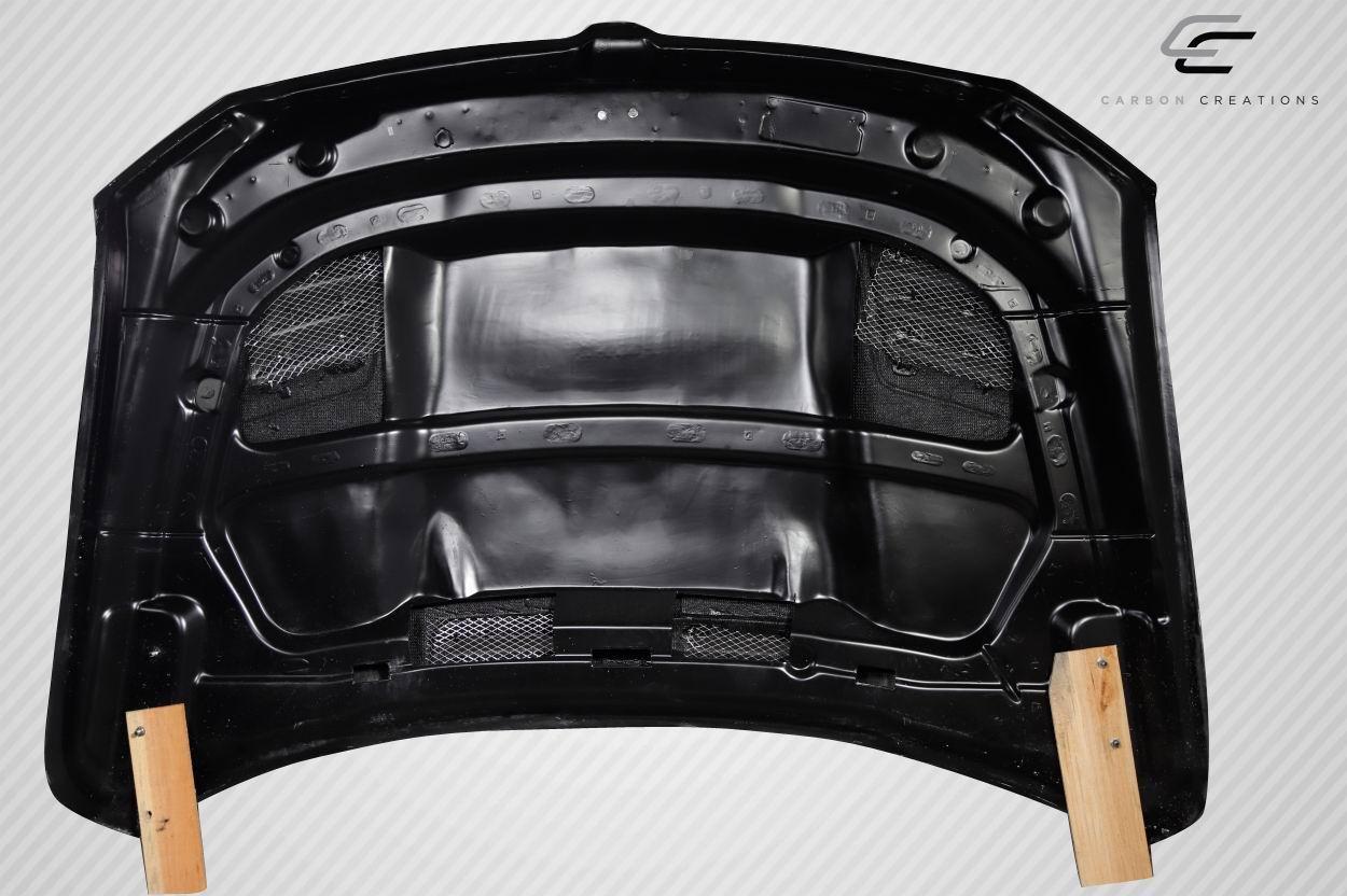 2019-2025 Dodge Ram Carbon Creations Rebel Look Carbon Fiber Hood - Image 8