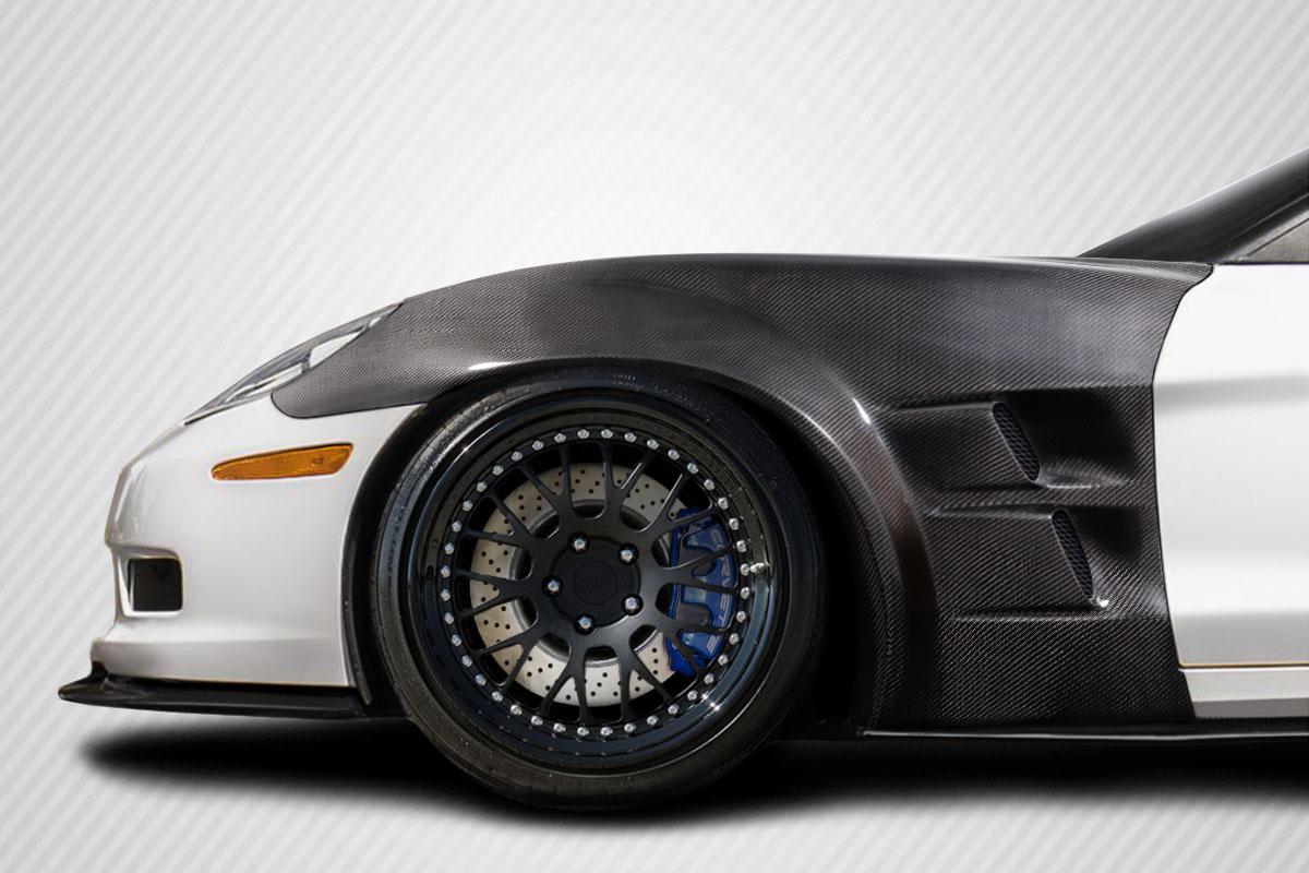 2005-2013 Chevrolet Corvette Carbon Creations ZR2 Carbon Fiber Fender - Image 1