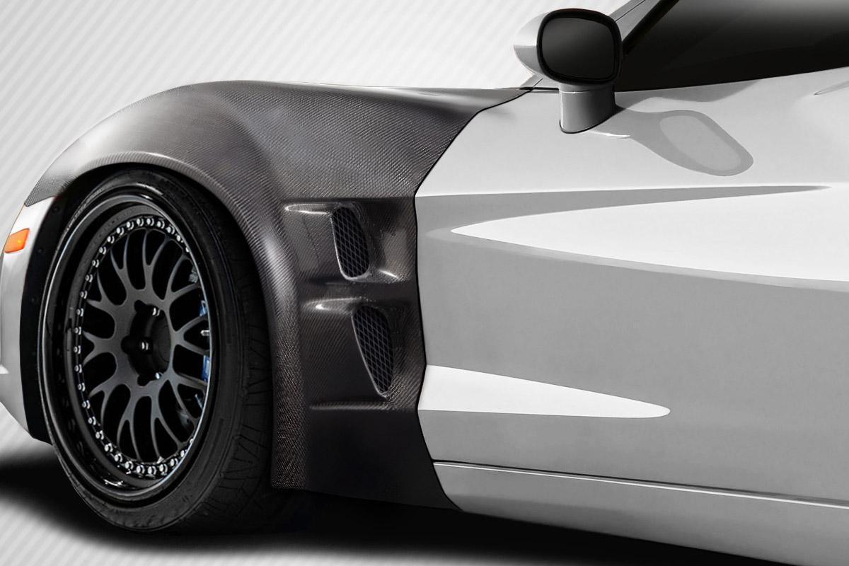 2005-2013 Chevrolet Corvette Carbon Creations ZR2 Carbon Fiber Fender - Image 2