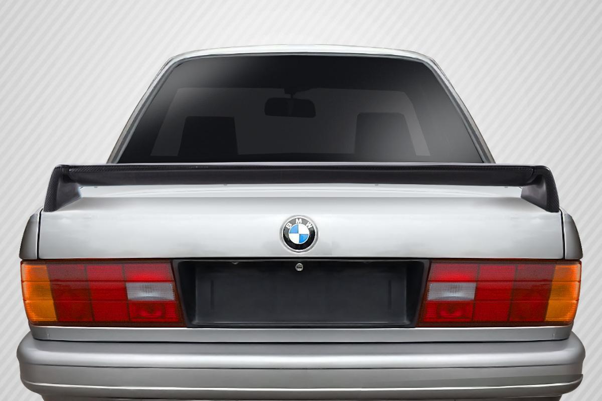 1984-1991 BMW 3 Series Carbon Creations Evo Look Carbon Fiber Rear Wing - Image 1